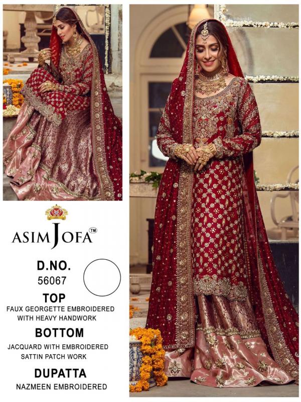 Asim Jofa 56067 Colours Georgette Designer Exclusive Salwar Suit